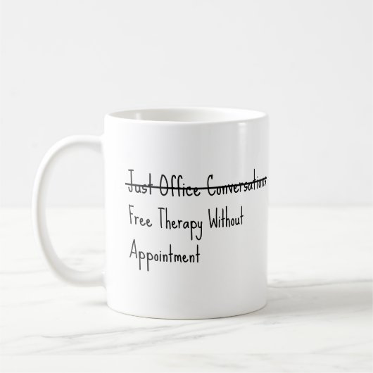 Just office conversations コーヒーマグカップ (左)
