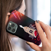 Just one キスfrom Oran, Black Neon Phone Case iPhoneケース