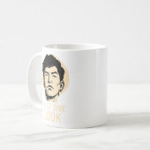 Just One Look – ミニマルな声明マグ コーヒーマグカップ (正面左)