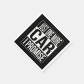 Just One More Car I Promise スタンダードカクテルナプキン (角)