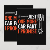 Just One More Car Part I Promise – 自動車愛好家 (正面/裏面)