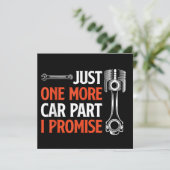 Just One More Car Part I Promise – 自動車愛好家 サンキューカード (スタンド正面)