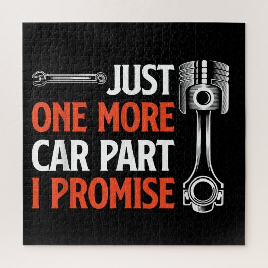 Just One More Car Part I Promise – 自動車愛好家 ジグソーパズル (縦)