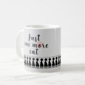 Just One More Cat - Mug コーヒーマグカップ (正面左)