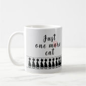 Just One More Cat - Mug コーヒーマグカップ (左)