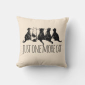 Just One More Cat Parent クッション (正面)