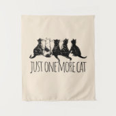 Just One More Cat Parent タペストリー (正面)