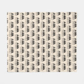 Just One More Cat Parent フリースブランケット (正面(横))