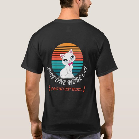 Just One More Cat  Tシャツ (裏面)