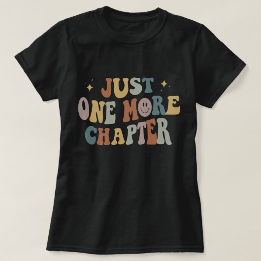 Just One More Chapterヴィンテージ愛好家ブックリーダーSw Tシャツ (デザイン正面)