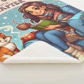 Just One More Chapter – ブックラバーズシェルパブランケット シェルパブランケット (3/4)