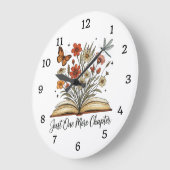 Just One More Chapter, Book, Flowers Butterfly, ラージ壁時計 (傾斜)