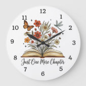 Just One More Chapter, Book, Flowers Butterfly, ラージ壁時計 (正面)