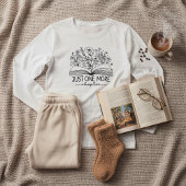 Just One More Chapter Book Lover Floral Reading  トライブレンドＴシャツ