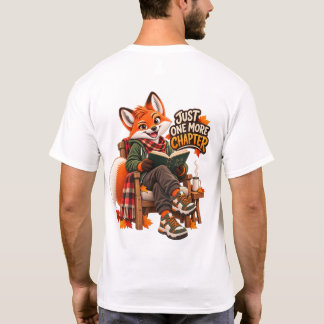 Just One More Chapter Book Lover Fox T-Shirt Tシャツ