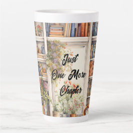 Just One More Chapter book lover Mug カフェラテマグ
