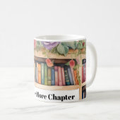 Just One More Chapter book lover Mug コーヒーマグカップ (正面右)