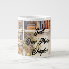 Just One More Chapter book lover Mug ジャンボコーヒーマグカップ