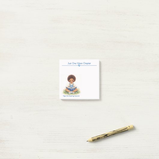 Just One More Chapter Book Lover Notes ポストイット (デスク上)