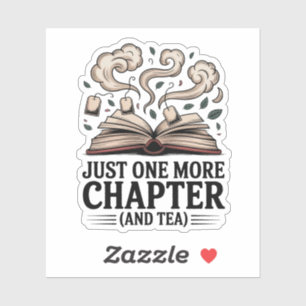 Just One More Chapter Cozy'読 S Book and Tea シール