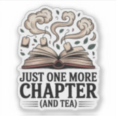 Just One More Chapter Cozy'読 S Book and Tea シール (正面)