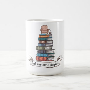 Just One More Chapter - Cozy Book Loverデザイン コーヒーマグカップ