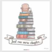 Just One More Chapter - Cozy Book Loverデザイン シール (シート)