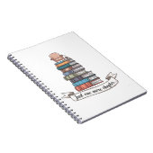 Just One More Chapter - Cozy Book Loverデザイン ノートブック (右側)