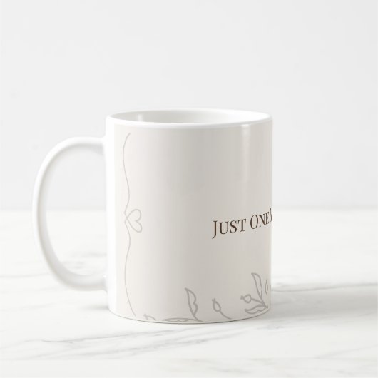 Just One More Chapter Cozy Reading Mug コーヒーマグカップ (左)