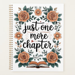 Just One More Chapter – Floral Book Lover プランナー手帳