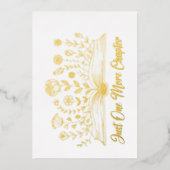 Just One More Chapter – Floral Book Lover 箔シーズンカード (正面)