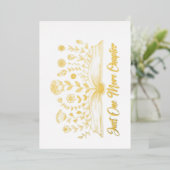 Just One More Chapter – Floral Book Lover 箔シーズンカード (立ち正面)