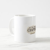 Just One More Chapter Funny Book Lover Reading コーヒーマグカップ (正面左)