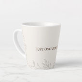 Just One More Chapter Latte Mug カフェラテマグ (左アングル)