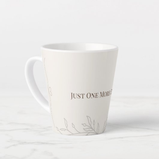 Just One More Chapter Latte Mug カフェラテマグ (左アングル)