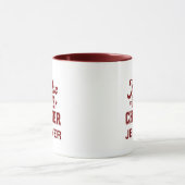 Just One More Chapter Mug Maroon Bookworm マグカップ (中央)