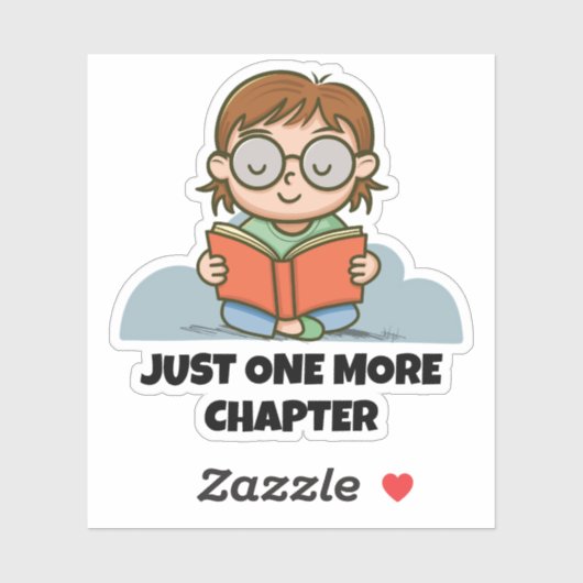 Just One More Chapter, Reading Book Worm シール (シート)