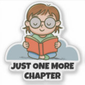 Just One More Chapter, Reading Book Worm シール (正面)