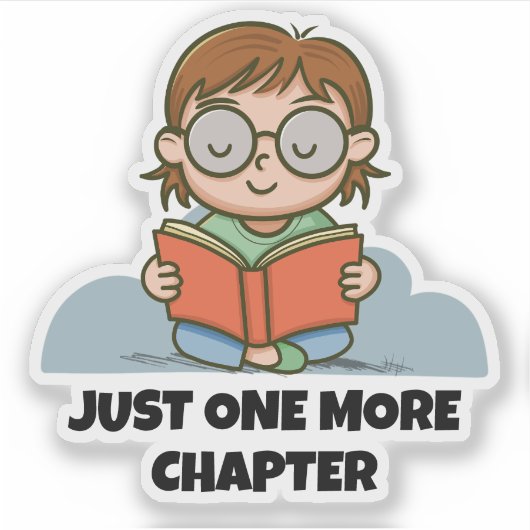 Just One More Chapter, Reading Book Worm シール (正面)