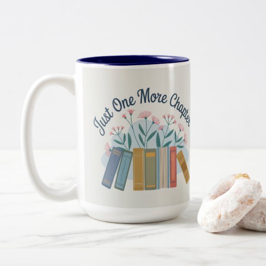 Just One More Chapter Two Tone Mug ツートーンマグカップ (ドーナツ)