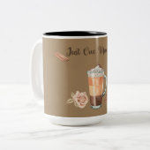 Just One More Cup ツートーンマグカップ (正面左)