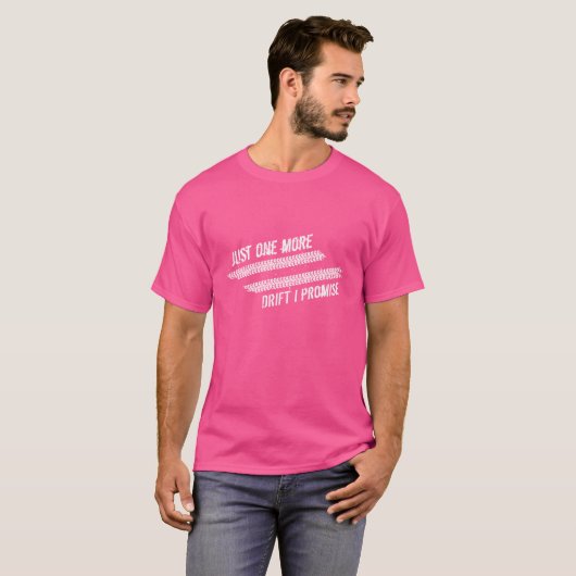 Just One More Drift I Promise JDM Car Racing retro Tシャツ (正面フル)