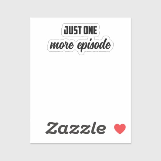 Just One More Episode: True Crime Binge Watcher	 シール (シート)