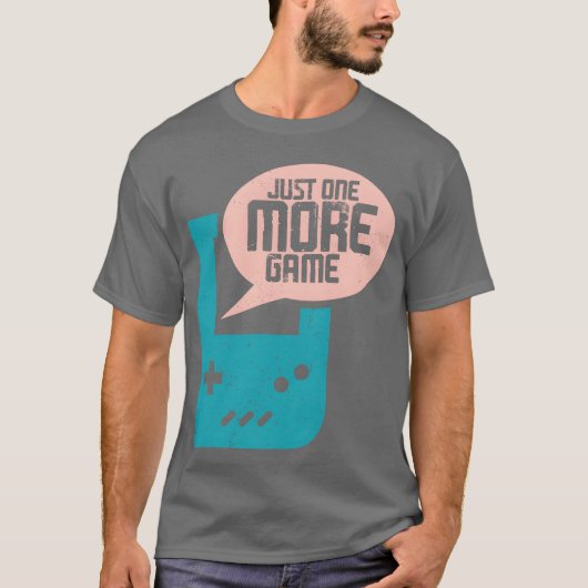 Just one more game 2 retro retro tシャツ (正面)