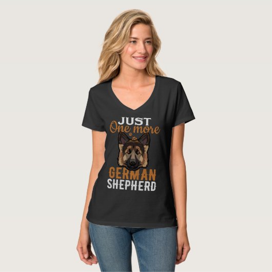 Just one more German Shepherd i promise  dog Tシャツ (正面フル)