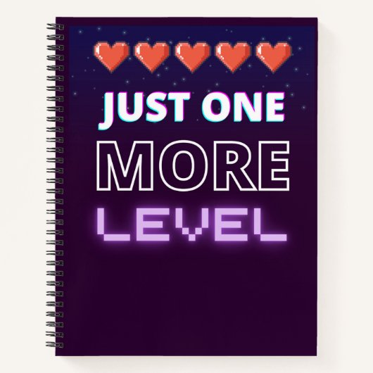 just one more level ノートブック (正面)