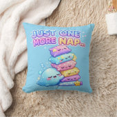 Just One More Nap Cushion Pillow クッション (ブランケット)