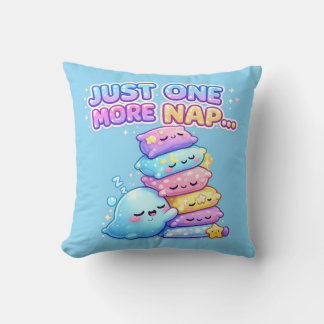 Just One More Nap Cushion Pillow クッション
