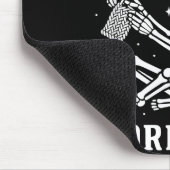 Just One More Row Crochet Skeleton Crocheting Knit マウスパッド (コーナー)