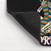 Just One More Row Crochet Skeleton Crocheting Knit マウスパッド (コーナー)